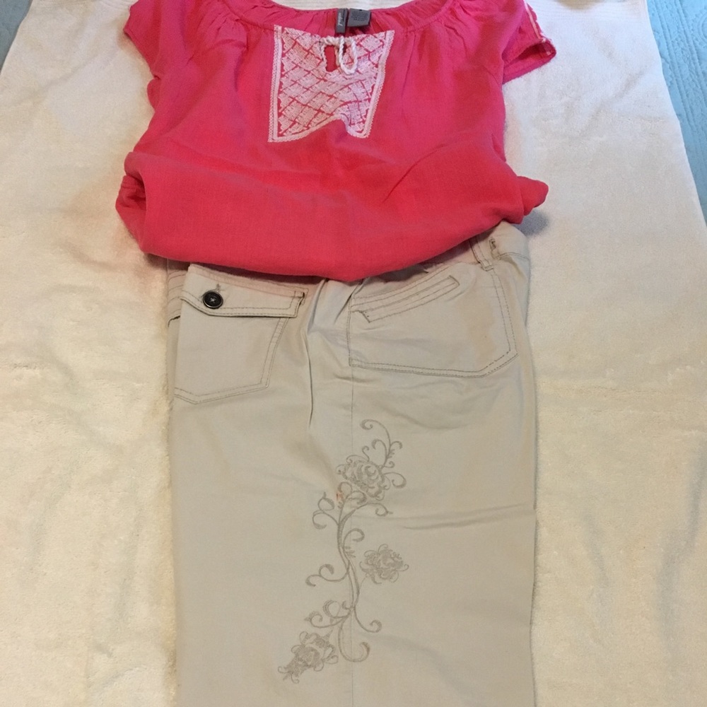 Top & capris pants